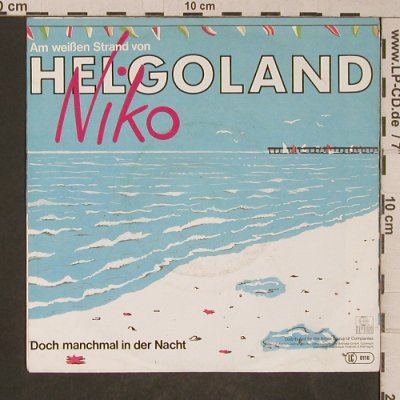 Niko: Am weißen Strand von Helgoland, Ariola(105 505-100), D,  - 7inch - T5287 - 3,00 Euro
