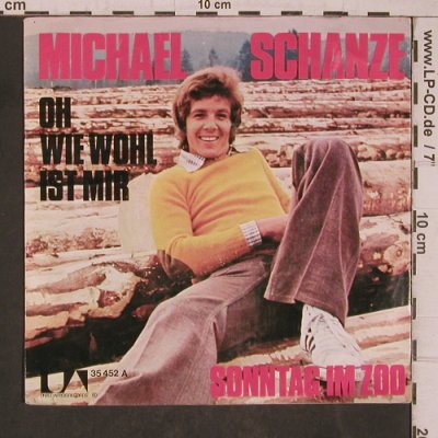 Schanze,Michael: Oh wie wohl ist mir, m-/vg+, UA(35 452), D, 1972 - 7inch - T5433 - 4,00 Euro