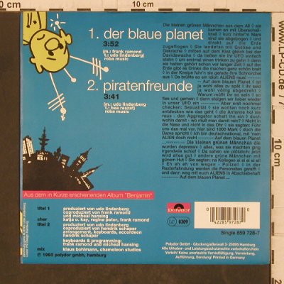 Lindenberg,Udo: Der Blaue Planet, Polydor(859 728-7), D, 1993 - Cover - T5502 - 4,00 Euro