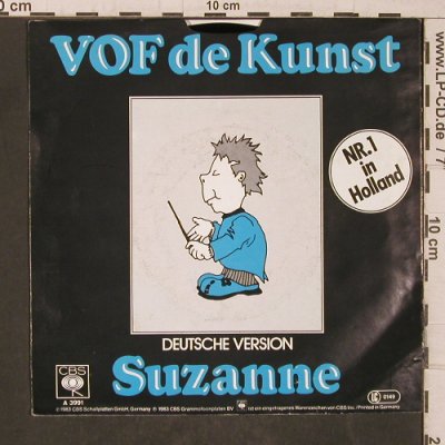 VOF de Kunst: Suzanne, Deutsche Version, m-/vg+, CBS(A 3991), D, 1983 - 7inch - T5523 - 3,00 Euro