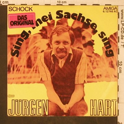Hart,Jürgen: Sing mein Sachse sing / Schock, Amiga(456419), DDR/D, 1979 - 7inch - T5572 - 5,00 Euro