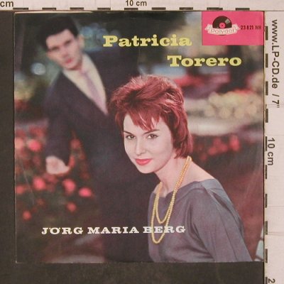 Berg,Jörg Maria: Patricia / Torero, Polydor(23 821 NH), D, 1958 - 7inch - T5615 - 2,50 Euro