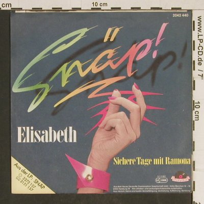 Snäp: Elisabeth, Polydor(2042 440), D, 1982 - 7inch - T564 - 2,50 Euro