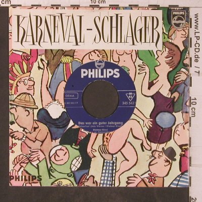 Kivel,Dietmar: Das war ein guter Jahrgang, vg+/m-, Philips Karneval-Schl.(345 542 PF), D, FLC,  - 7inch - T5718 - 4,00 Euro