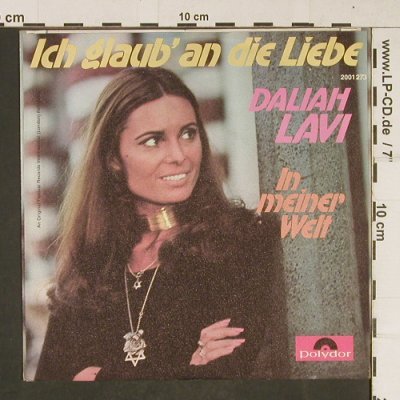 Lavi,Daliah: Ich Glaub'An Die Liebe / In Meiner, Polydor(2001 273), D m-/vg+, 1971 - 7inch - T670 - 1,50 Euro