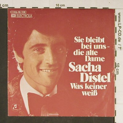 Distel,Sacha: Sie bleibt bei uns~die Alte Dame, Columbia(C 006-96 038), D, 1974 - 7inch - T783 - 2,50 Euro