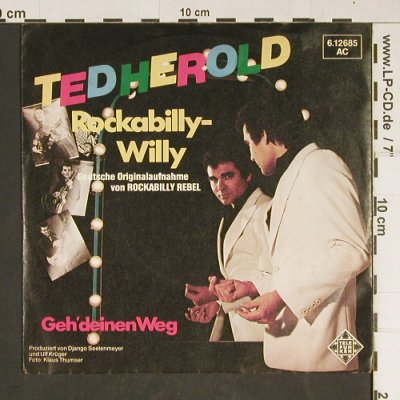Herold,Ted: Rockabilly-Willy, vg+/m-, Teldec(6.12685 AC), D, 1980 - 7inch - T924 - 1,50 Euro