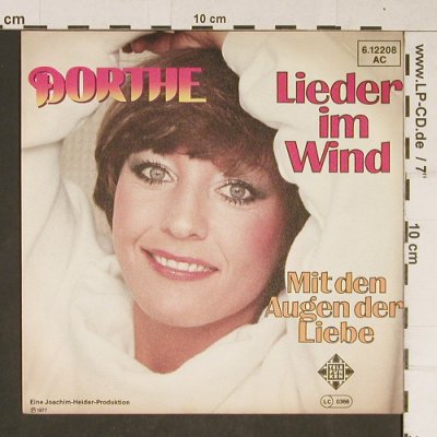 Dorthe: Lieder im Wind / Mit den Augen der, Telefunken(6.12208 AC), D, 1977 - 7inch - T969 - 3,00 Euro
