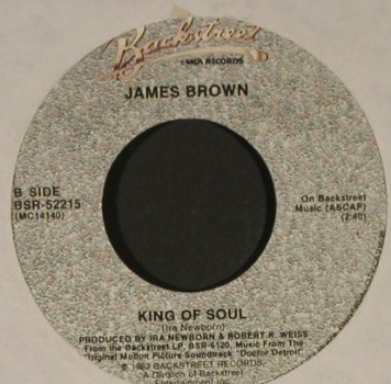 Doctor Detroit: Devo/James Brown:King of Soul, Backstreet,Promo stol(BSR-52215), US,LC, 1983 - 7inch - T1025 - 2,50 Euro
