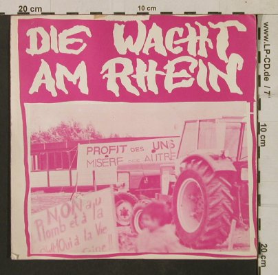V.A.Die Wacht am Rhein - KKW-Nein!: Der schlimmste Feind, Foc,Flugblatt, Trikont(US 4/S86), D,  - EP - T1741 - 10,00 Euro