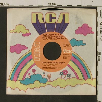 Mancini,Henry: Love Story / Phone Call To The Past, RCA(47-9927), USA,  FLC,  - 7inch - T2684 - 3,00 Euro