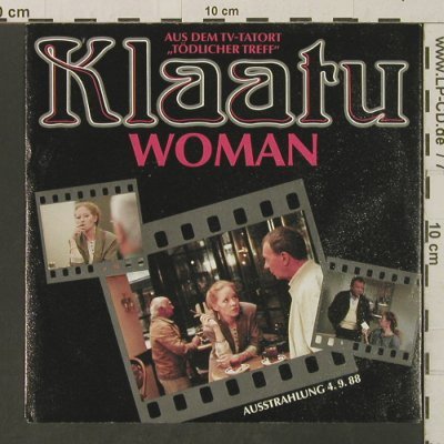 Tatort - Tödlicher Treff: Woman / Inst. By Klaatu, Polydor(887 899-7), D, 1988 - 7inch - T3247 - 3,00 Euro
