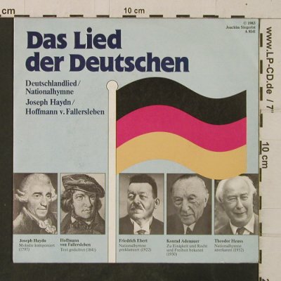 Das Lied der Deutschen: Die Geschichte,Gerhard Löwenthal, Konservative Aktion(A-8141), D, 1983 - 7inch - T3854 - 3,00 Euro