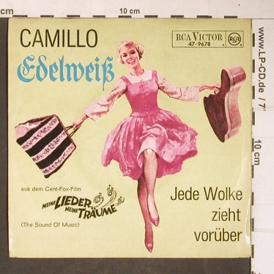 Camillo - Orchester Werner Last: Edelweiß, m-/vg+, RCA(47-9678), D,  - 7inch - T4104 - 4,00 Euro