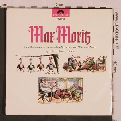 Max und Moritz: Eine Bubengeschichte in sieben.., Polydor, Foc(55 050), D,Booklet,  - 7inch - T4361 - 3,00 Euro