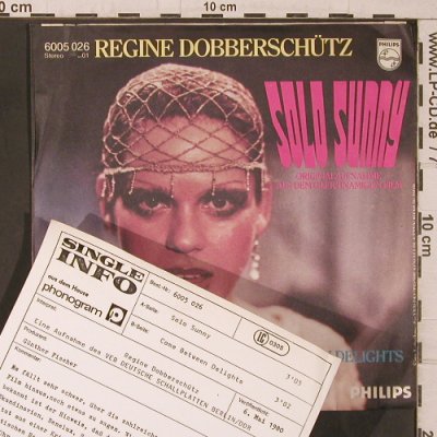 Solo Sunny: Regine Dobberschütz, m-/vg+, Philips(6005 026), D, Facts, 1979 - 7inch - T5532 - 15,00 Euro