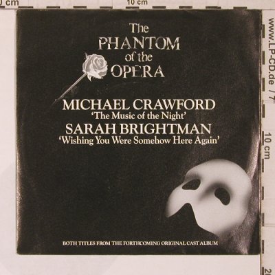 Phantom of the Opera: Crawford,Michael/Sara Brightman, Polydor(885 512-7), D, 1987 - 7inch - T5558 - 5,00 Euro