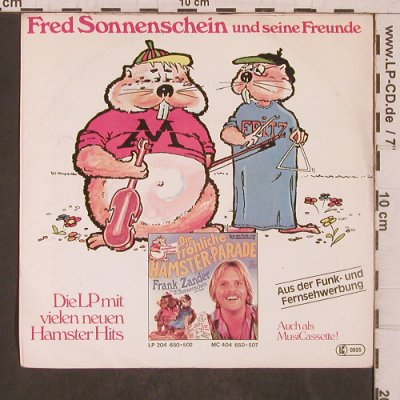 Fred Sonnenschein & seine Freunde: Der Meerwalzer/Der Orwurm, Hansa(104 203-100), D, 1982 - 7inch - T5742 - 3,50 Euro