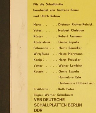 Von einem, der auszog, das Fürchten: zu lernen, Brüder Grimm, Litera(5 60 088), DDR, 1974 - 7inch - T667 - 3,00 Euro