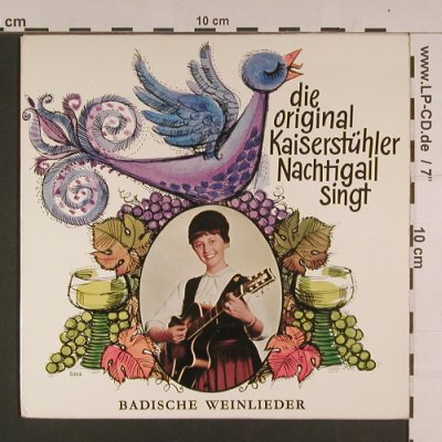 Kaiserstühler Nachtigall: Badische Weinlieder, Winzerg. Breisach(0006 981), D, Mono, 1972 - 7inch - S7597 - 2,50 Euro