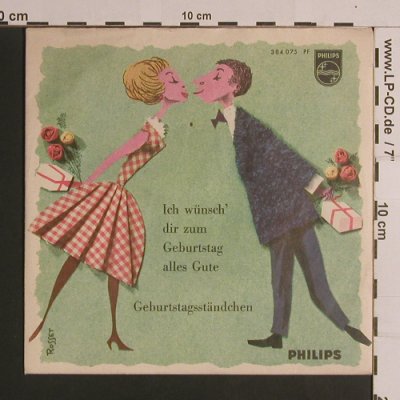 Großes Blasorchester-Hans Freese: Ich wünsch' dir zum Geburtstag viel, Philips(384 075 PF), D, Mono,  - 7inch - S7902 - 2,50 Euro