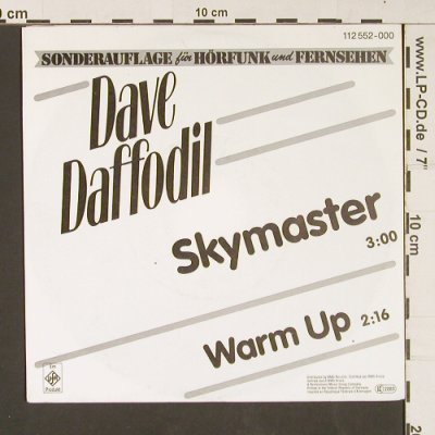 Daffodil,Dave: Skymaster / Warm Up, Ariola UfA(112 552), D,Promo, 1999 - 7inch - S9092 - 3,00 Euro