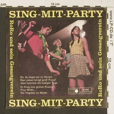 RoRo und sein Gesangsverein: Sing mit Party, Metronome(M 985), D, 1967 - 7inch - S9696 - 2,50 Euro