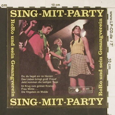 RoRo und sein Gesangsverein: Sing mit Party, Metronome(M 985), D, 1967 - 7inch - S9696 - 2,50 Euro