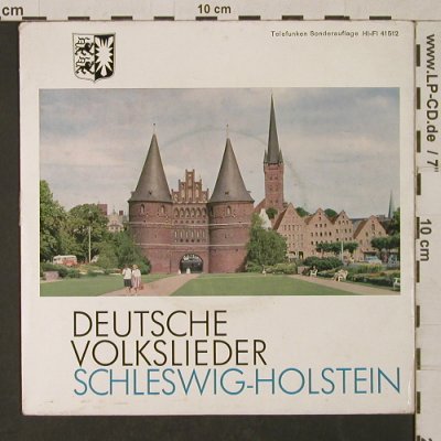 V.A.Deutsche Volkslieder: Schleswig-Holstein, vg+/vg+, Telefunken(41 512), D,  - 7inch - T1423 - 4,00 Euro