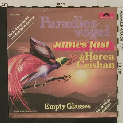 Last,James & Horea Crishan: Paradiesvogel / Empty Glasses, Polydor(2042 430), D, 1982 - 7inch - T2298 - 2,00 Euro