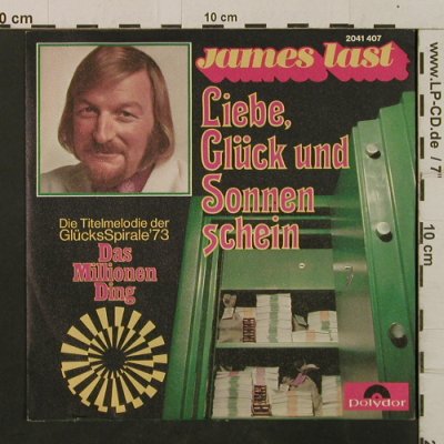 Last,James: Liebe, Glück und Sonnenschein, Polydor(2041 407), D, 1973 - 7inch - T2389 - 3,00 Euro