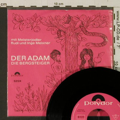 Meixner,Rudi & Inge: Der Adam/Die Bergsteiger, m-/vg+, Polydor(52 124), D,  - 7inch - T3405 - 4,00 Euro