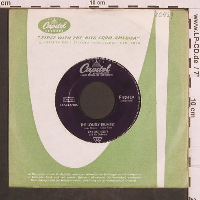 Anthony,Ray    and his Orch.: The Lonely Trumpet, Capitol(F 80429), D,  - 7inch - T4870 - 3,00 Euro