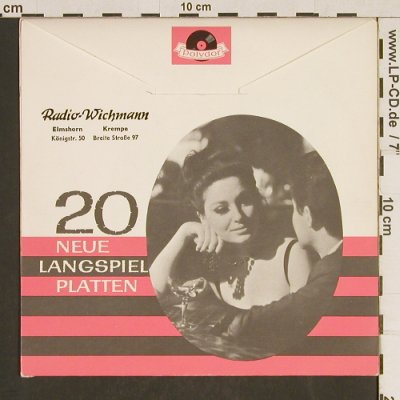 V.A.20 Neue Langspielplatten: Hazy-Osterwald,Freddy u.a.moderiert, Polydor(002 507), D,Muster,  - EP - T507 - 2,50 Euro