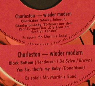 Mr.Martin's Band: Charleston - wieder modern, FLC, Bertelsman(45-36 328), D,  - EP - T853 - 3,00 Euro