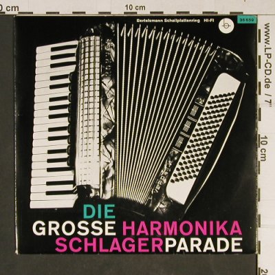 Harmonika-Harry & seine Solisten: Die Große Harmonika-Schlagerparade, Bertelsman(36 659), D, Mono,  - EP - T856 - 3,00 Euro
