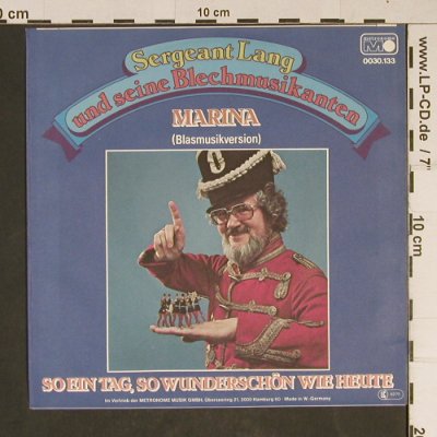 Sergeant Lang u.s. Blechmusikanten: Marina, Metronome(0030.133), D, 1978 - 7inch - T880 - 2,50 Euro