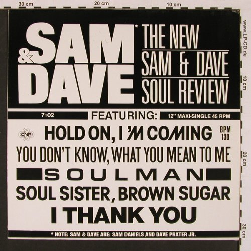 Sam & Dave: Live / Hold On, soul review, CNR(883 342), D, 85 - 12inch - A8723 - 3,00 Euro