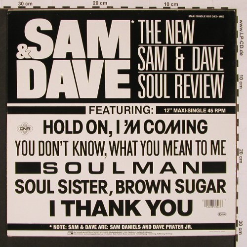 Sam & Dave: Live / Hold On, soul review, CNR(883 342), D, 85 - 12inch - A8723 - 3,00 Euro