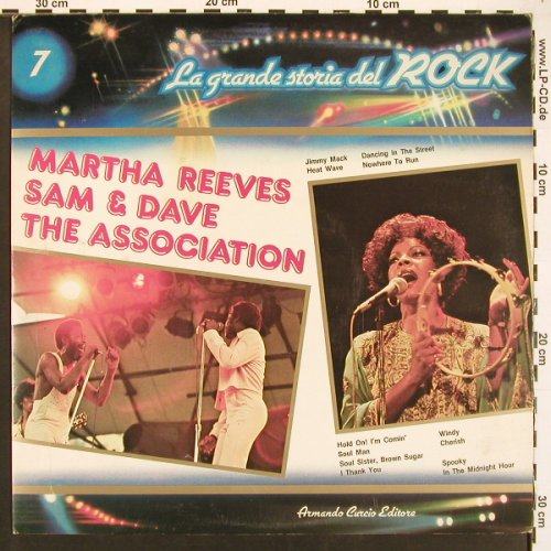 V.A.La Grande Storia Del Rock 7: Martha Reeves, Sam&Dave, Associatio, Curcio, m-/vg-(GSR-7), I, 11Tr.,  - LP - B7111 - 5,00 Euro