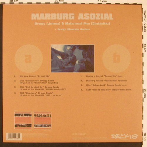 Marburg Asozial: Ärschtritts*3+5, Deck 8(51077-5), D, 2000 - 12inch - B8960 - 4,00 Euro