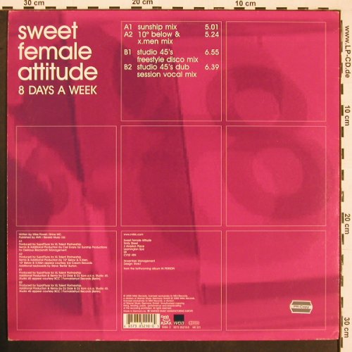 Sweet Female Attitude: 8 Days A Week *4, Milkk(Milkk 3), D, 2000 - 12inch - B9128 - 3,00 Euro