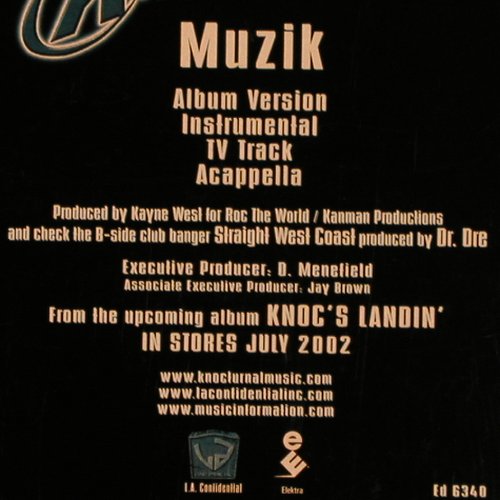 Knoc-Turn'al: Muzik*4, Promo, Elektra(ed6340), US, 2002 - 12inch - B9538 - 3,00 Euro