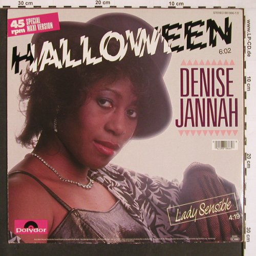 Jannah,Denise: Halloween / Lady Sensible, Polydor(881 866-1), D, 1985 - 12inch - C2618 - 3,00 Euro