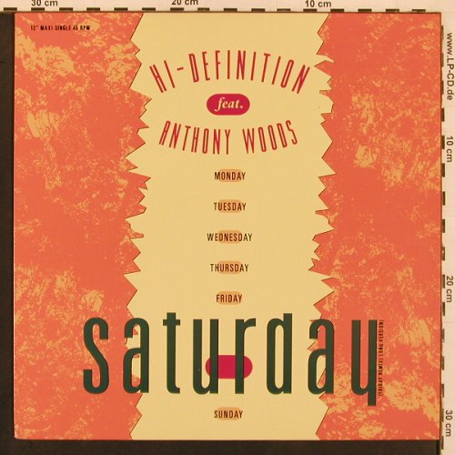 Hi-Definition feat.Anthony Woods: Saturday*3, DancePool(656754 6), EU, 1991 - 12inch - C555 - 3,00 Euro