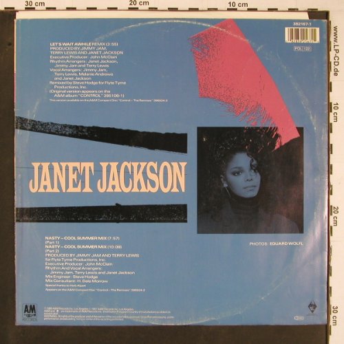 Jackson,Janet: Let's Wait Awhile+2, AM(392 167-1), D, 1987 - 12inch - C5926 - 3,00 Euro