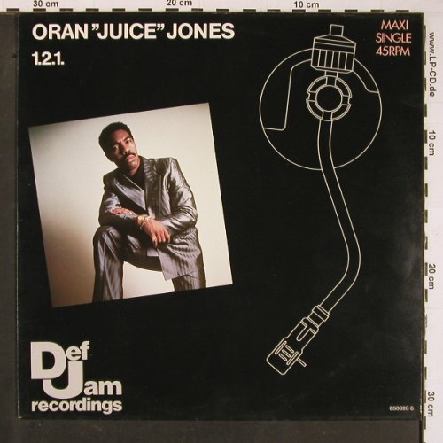 Oran'Juice'Jones: 1.2.1. +2, m-/vg+, Def Jam(650828 6), NL, 1986 - 12inch - C7921 - 2,50 Euro