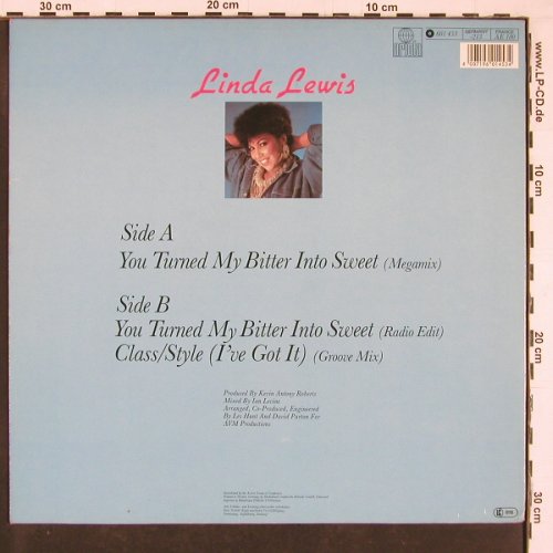 Lewis,Linda: You Turned My Bitter Into Sweet*2+1, Ariola(601 453-213), D, 1984 - 12inch - C9084 - 3,00 Euro