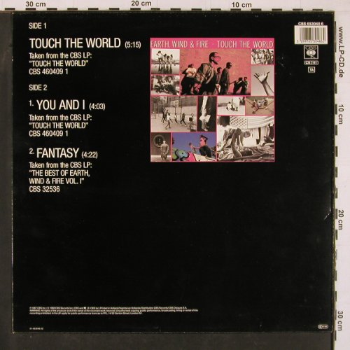 Earth,Wind & Fire: Touch The World, special 3Track, CBS(653048 6), NL, 1987 - 12inch - C9799 - 3,00 Euro