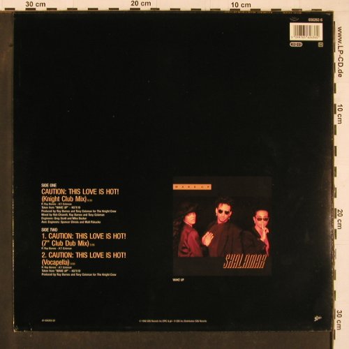 Shalamar: Caution: This Love Is Hot *3, Epic(656263 6), NL, 1990 - 12inch - C9826 - 3,00 Euro